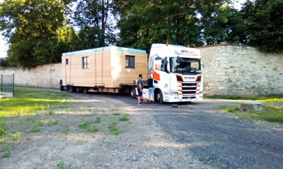 Modulárny dom so sedlovou strechou