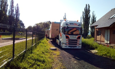 Modulárny dom so sedlovou strechou