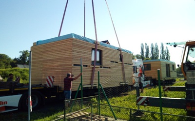 Modulárny dom so sedlovou strechou