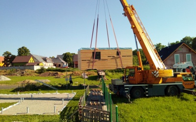 Modulárny dom so sedlovou strechou