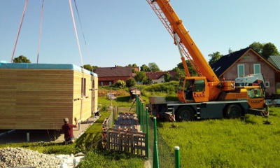 Modulárny dom so sedlovou strechou
