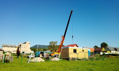 Modulárny dom so sedlovou strechou