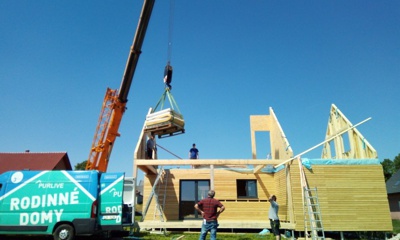 Modulárny dom so sedlovou strechou