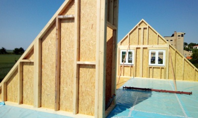 Modulárny dom so sedlovou strechou