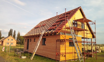 Modulárny dom so sedlovou strechou