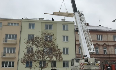 Nadstavba bytového domu Brno