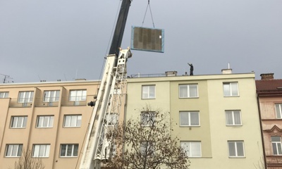 Nadstavba bytového domu Brno