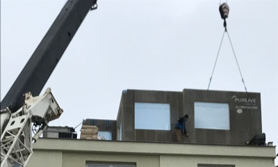 Nadstavba bytového domu Brno