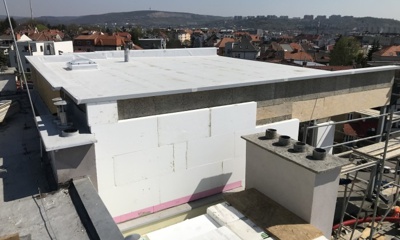 Nadstavba bytového domu Brno