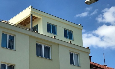 Nadstavba bytového domu Brno