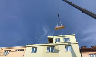Nadstavba bytového domu Brno